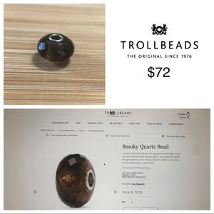 Trollbeads - Smoky Quartz Bead